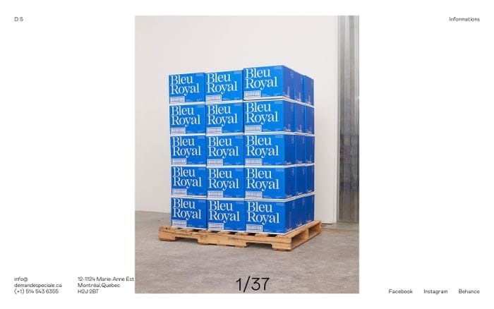 Demande Spéciale website preview