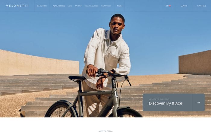 Veloretti website preview