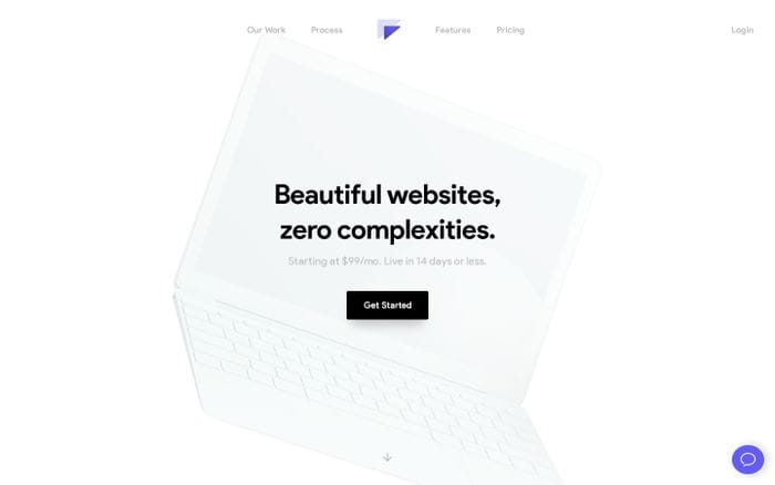 Finely website preview
