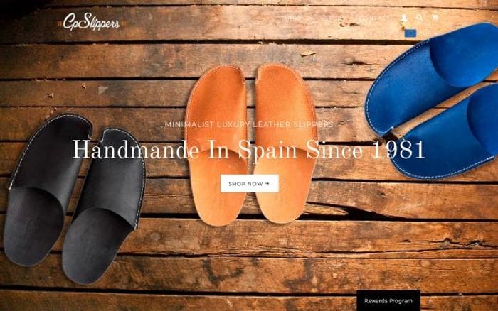 Cpslippers website preview