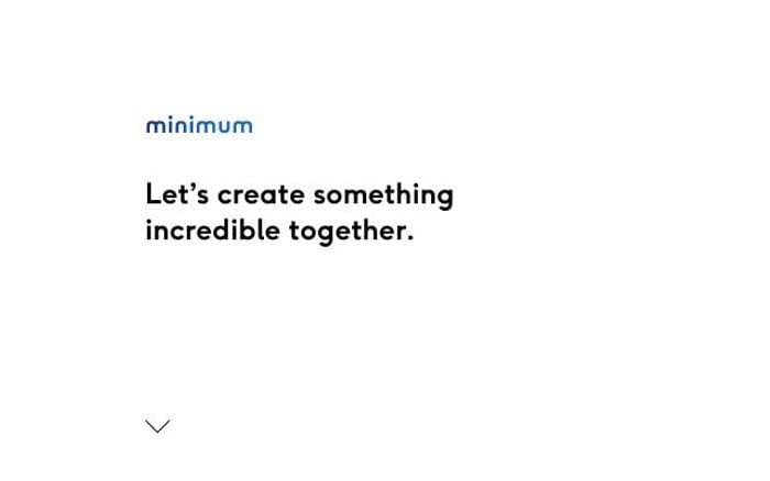 Minimuminc website preview