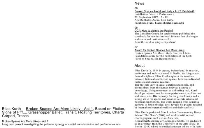Elias Kurth website preview
