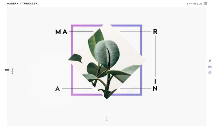 Marinatureczek website preview