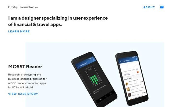 Dvornichenko website preview
