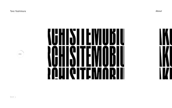Taro Yoshimura website preview