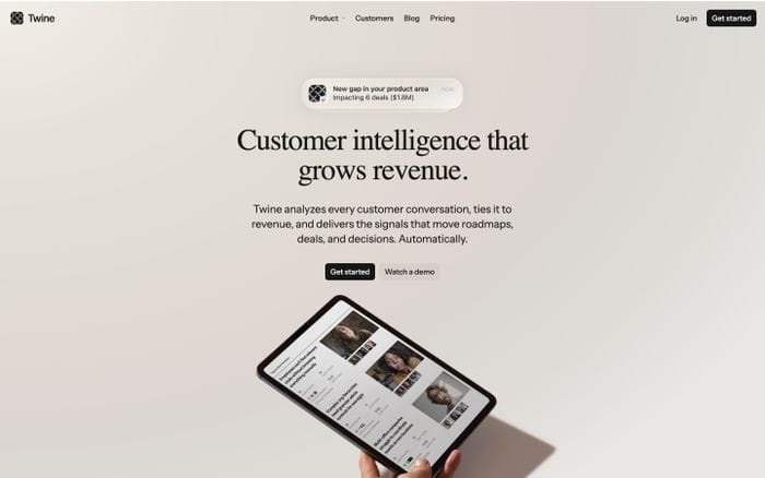Twine website preview