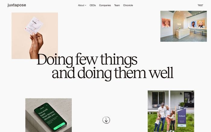 Juxtapose website preview