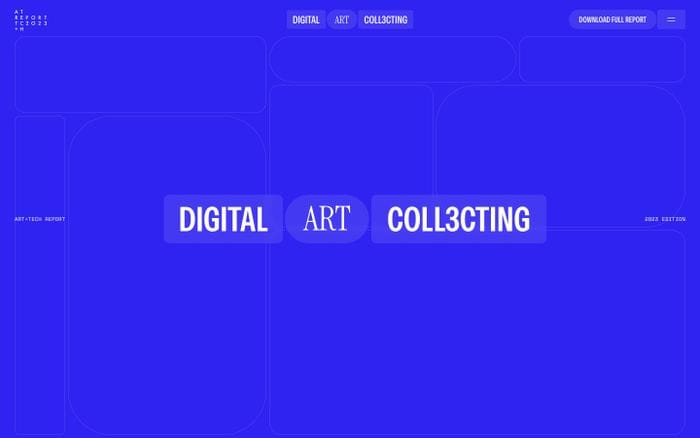 Art+Tech Report website preview