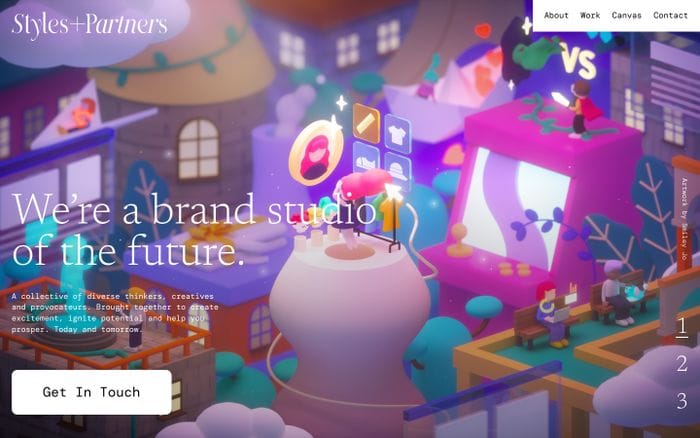 Styles+Partners website preview