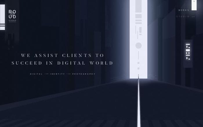 Roudstudio website preview