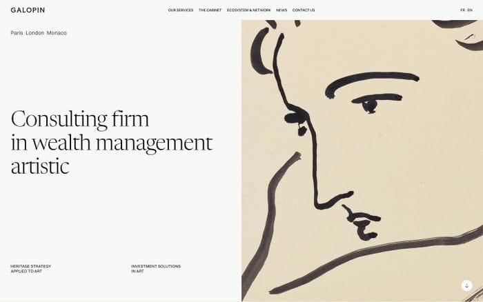 Galopin website preview