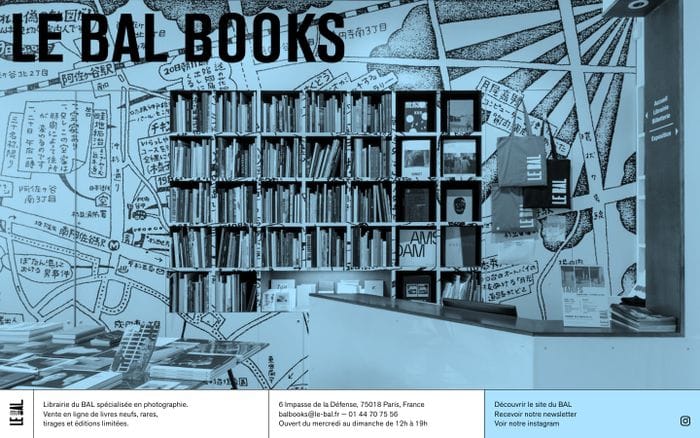 LE BAL Books website preview