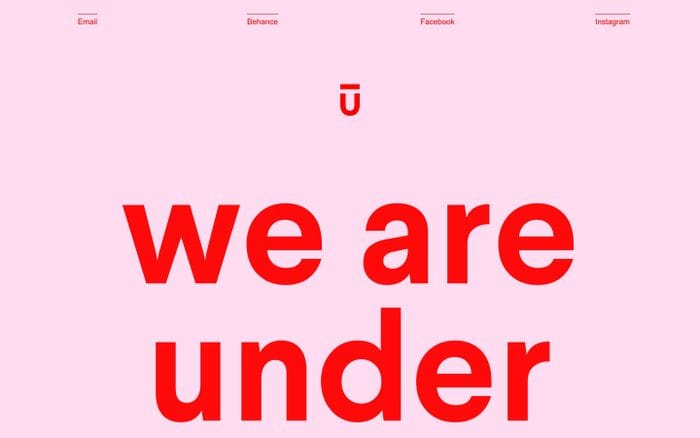 We are Under website preview