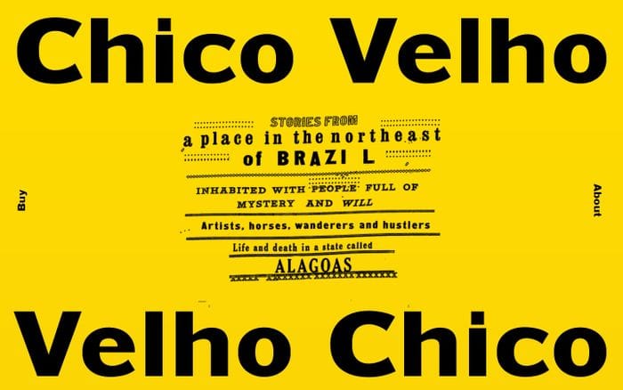 Velho Chico - A Cordel Photobook website preview