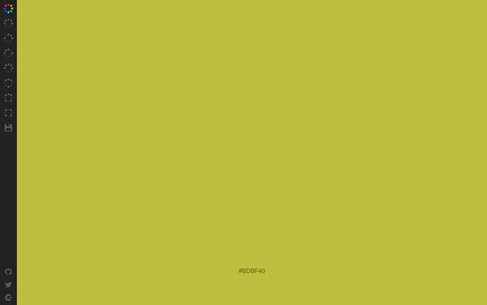 Colourcode - Color palette website preview