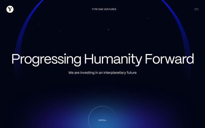 Type One Ventures website preview