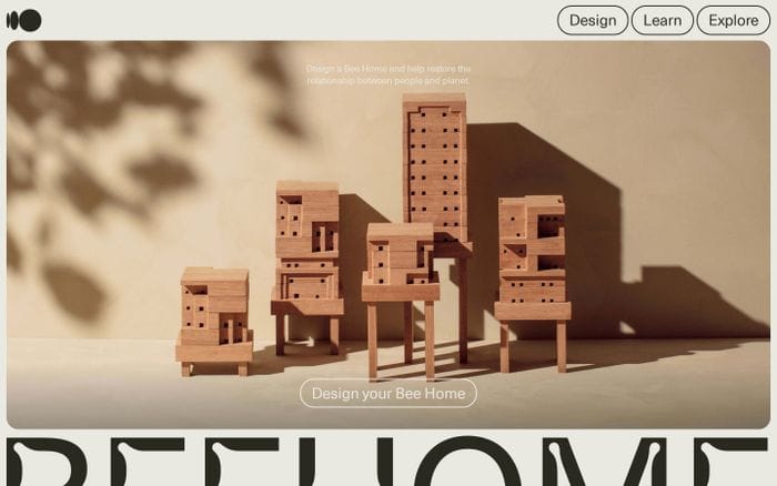 Bee Home website preview