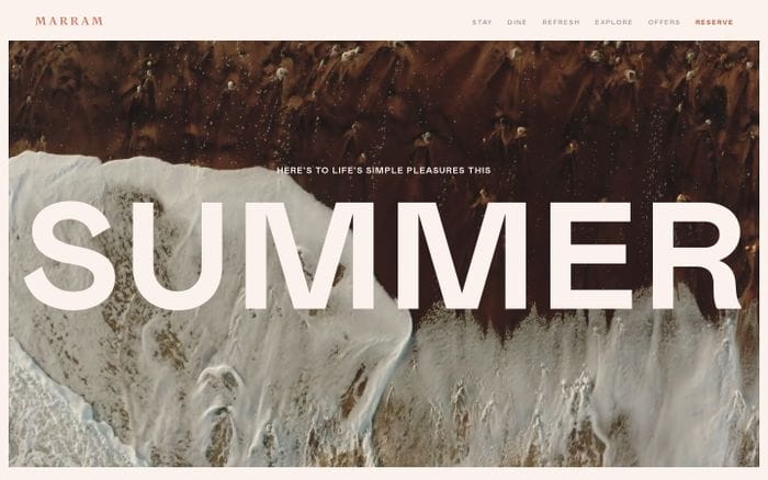 Marram website preview