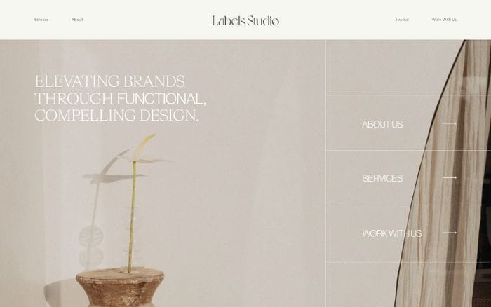 Labels Studio website preview