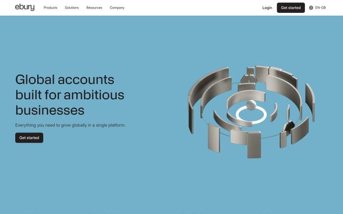 Ebury website preview