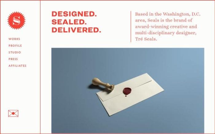 Sealsbrand website preview