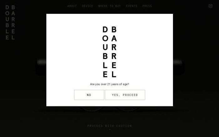 Doublebarrel website preview