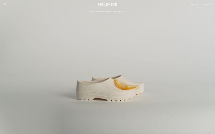 Aimé Leon Dore website preview