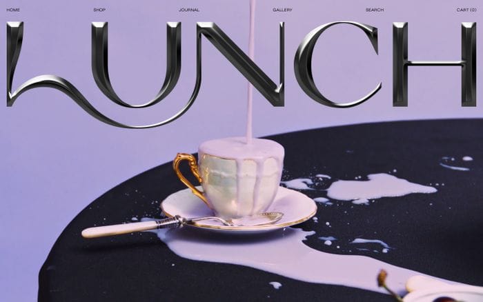 Lunch concept website preview