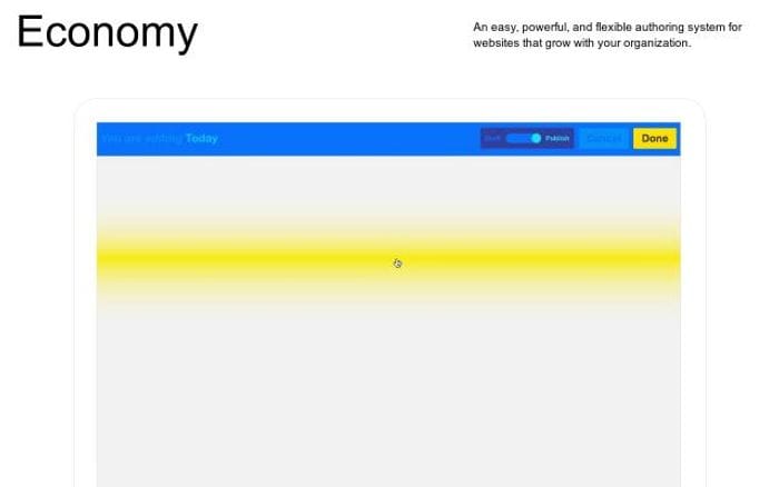 Ecnmy website preview