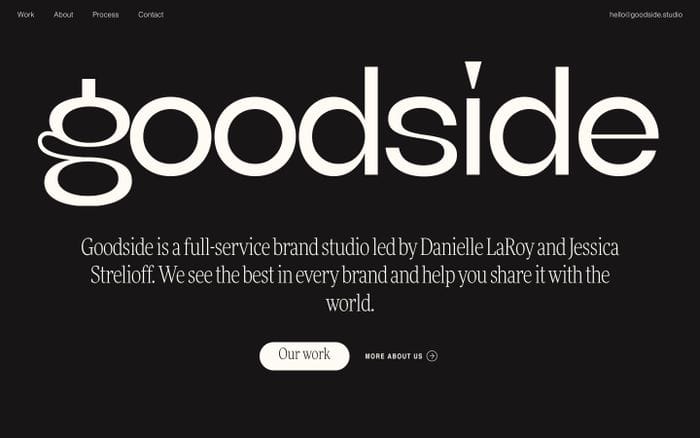 Goodside website preview