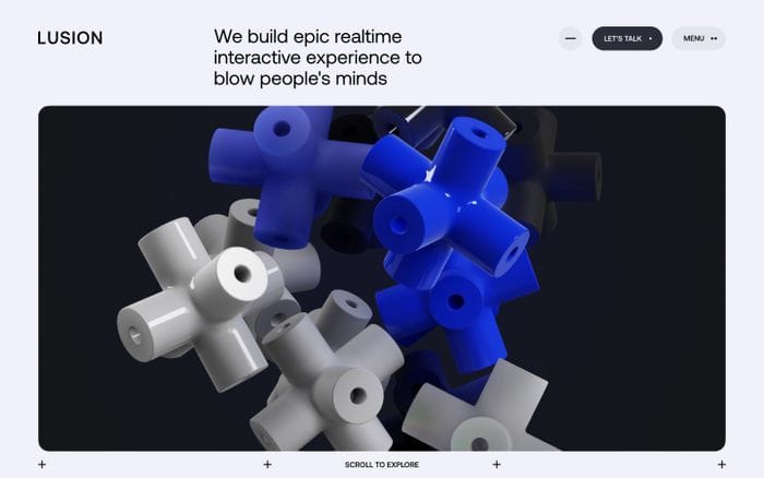 Lusion website preview