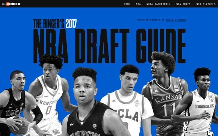 Theringer website preview