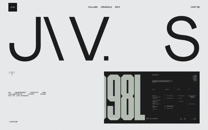 Jon Way Studio website preview
