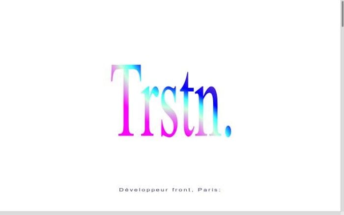 Trstn website preview