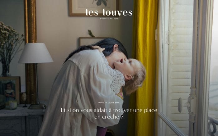 Les Louves website preview