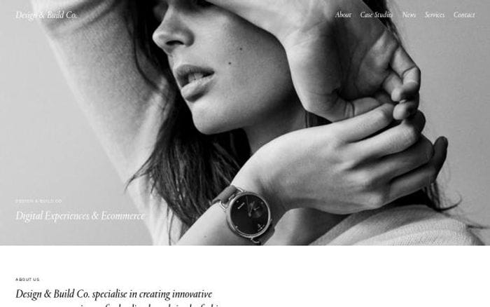 Design & Build Co. website preview