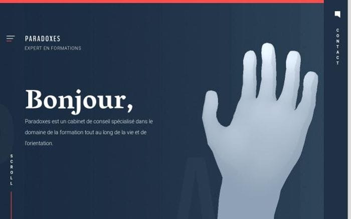Paradoxes-conseil website preview