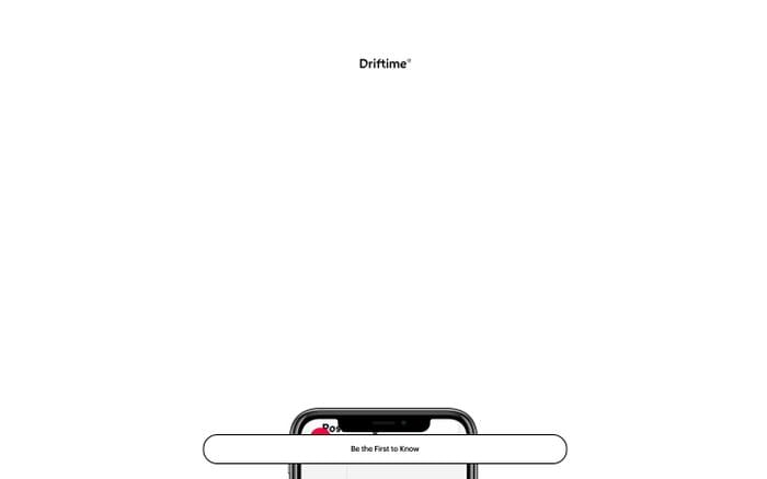 Driftime website preview