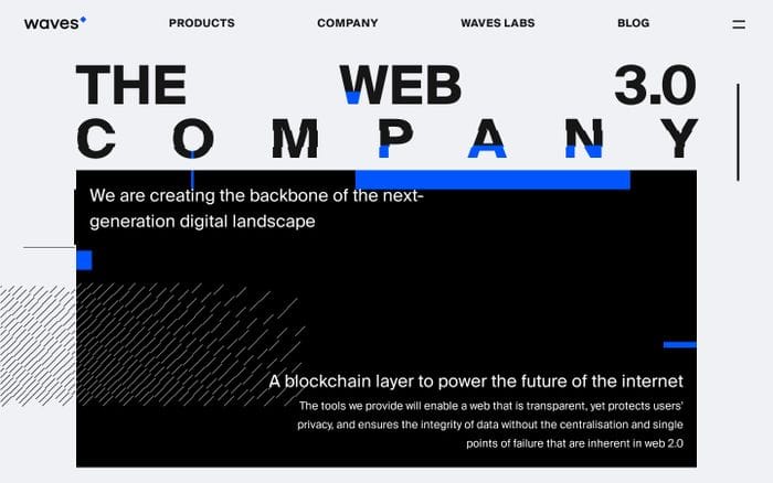 Waves website preview