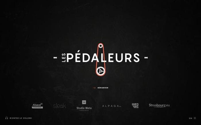 Lespedaleurs website preview