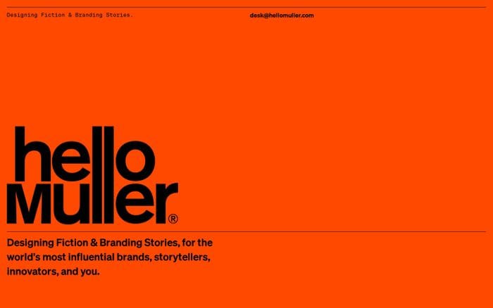 Tom Muller website preview