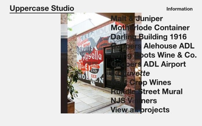 Uppercase website preview