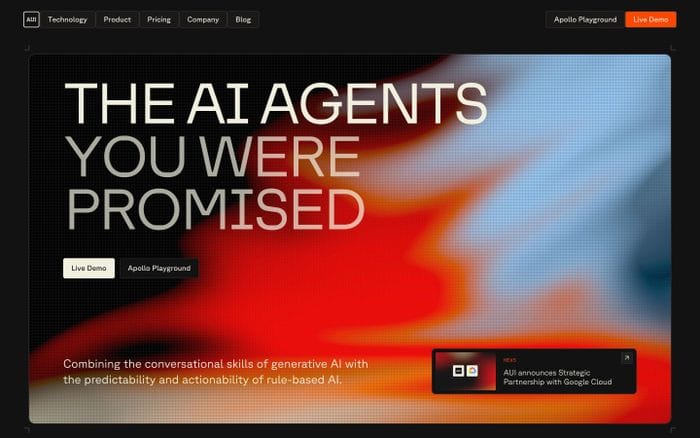 Aui website preview