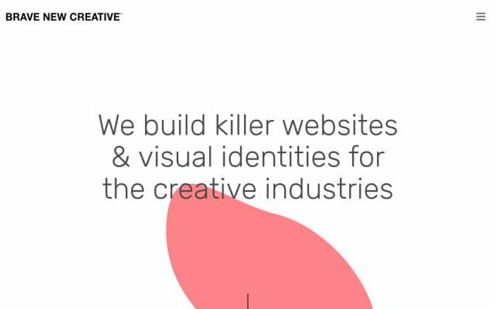 Bravenewcreative website preview