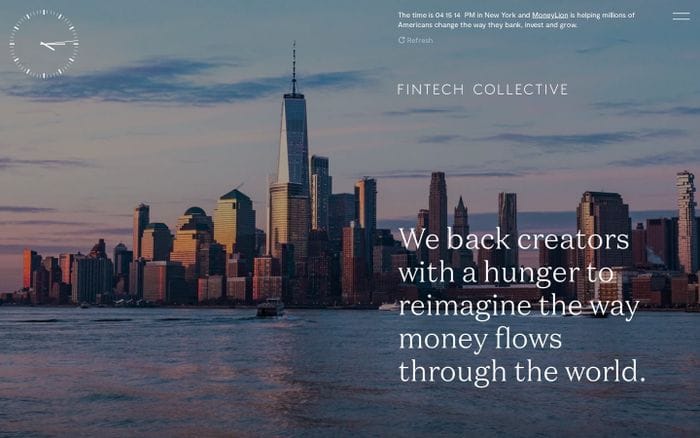 FinTech Collective website preview