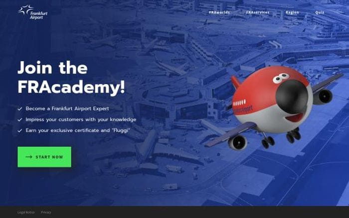 Fracademy website preview