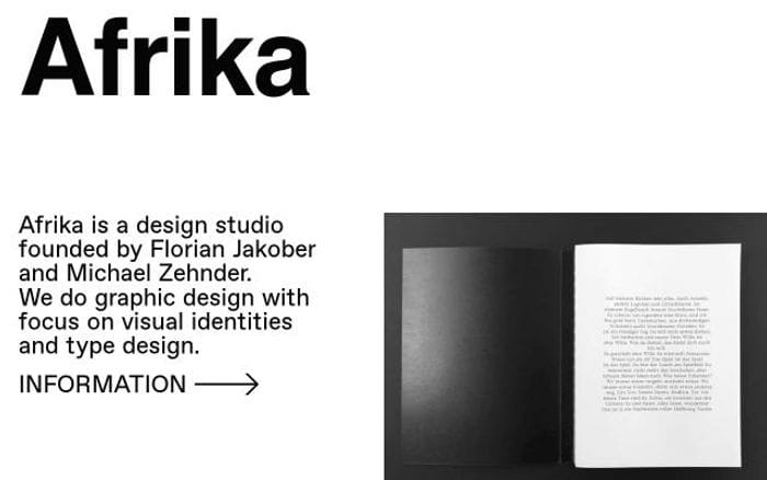 Afrika website preview