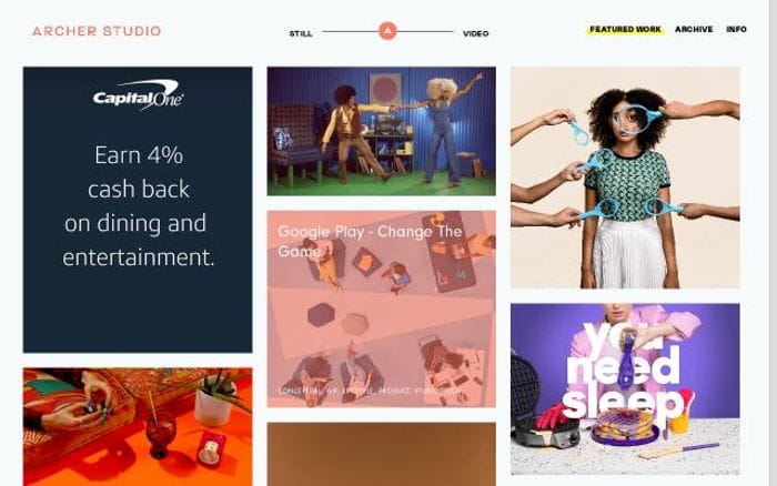 Archerstudio website preview