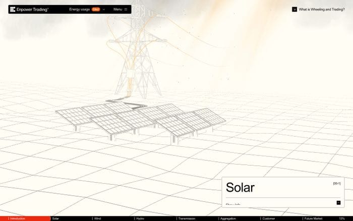 Enpower Trading website preview