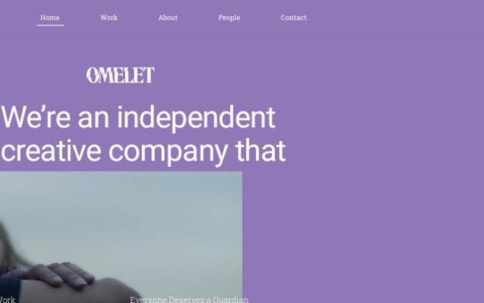 Omelet website preview